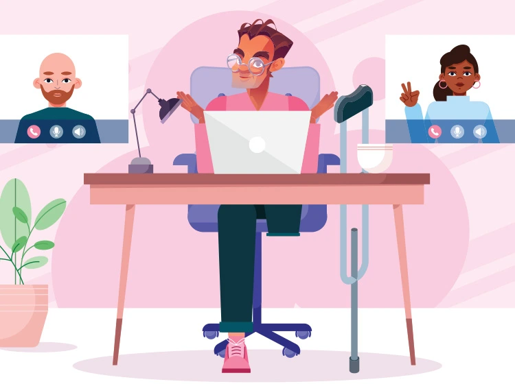 Remote Work Empowers and Challenges People with Disabilities